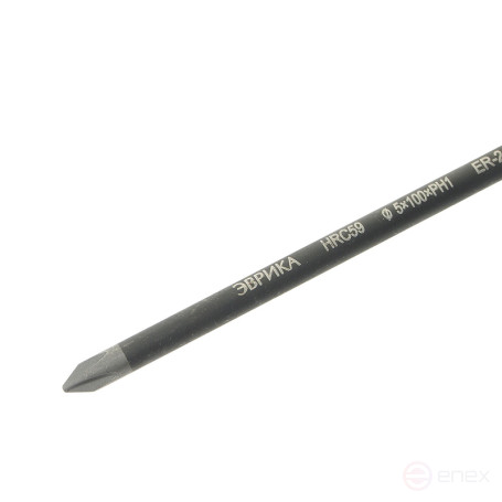 Phillips screwdriver PH1x100mm Ø5mm magnetic, rod S2, with holder HRC≥59 ER-21100PH EUREKA /1/12/144 NEW