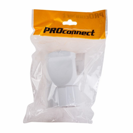 Portable socket with/w white 16 A PROCONNECT