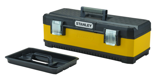 Tool box plastic metal yellow (26080) STANLEY 1-95-614. 26" /67.2x29.3x22.2 cm