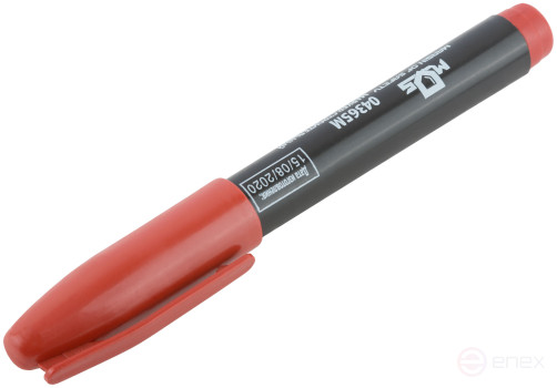 Permanent construction marker, red