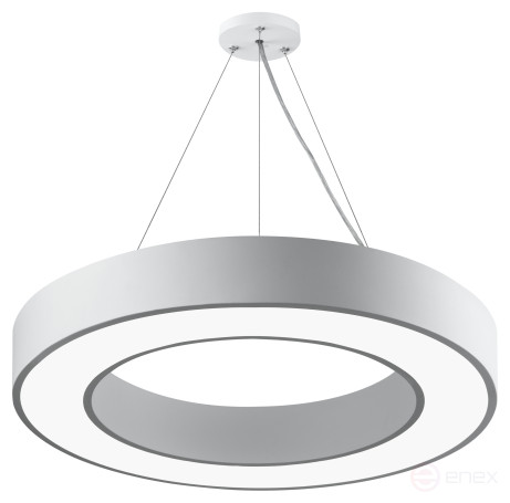ERA Geometria LED Lamp SPO-134-W-40K-056 Ring 56W 4000K 4200Lm IP40 800*80 White Hanging Driver inside