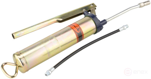 Шприц рычажно-плунжерный 300мл (гибкий шланг/трубка) (АвтоDело) 42024