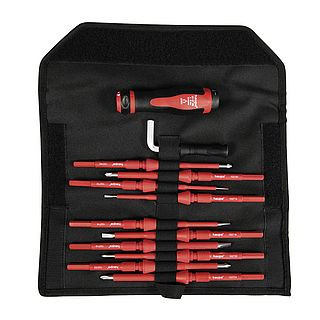 Vario TQ VDE kit: screwdriver with replaceable PH nozzles
