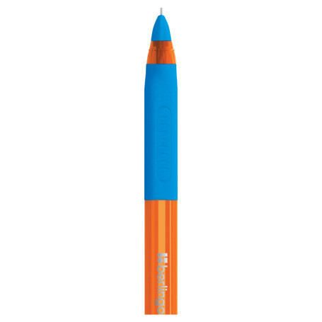Berlingo "Skyline" ballpoint pen light blue, 0.7 mm, needle rod, grip