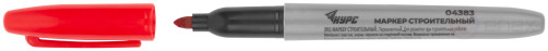 Маркер строительный перманентный, красный