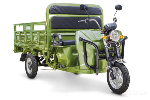 Грузовой электротрицикл Rutrike D4 NEXT II 60V1500W, зеленый