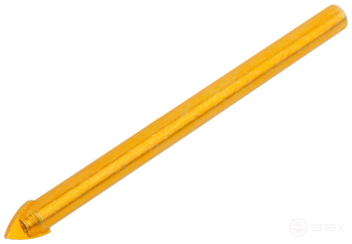 Universal drill bit for tiles, glass, granite, concrete, brick, cylindrical shank, 5x65 mm