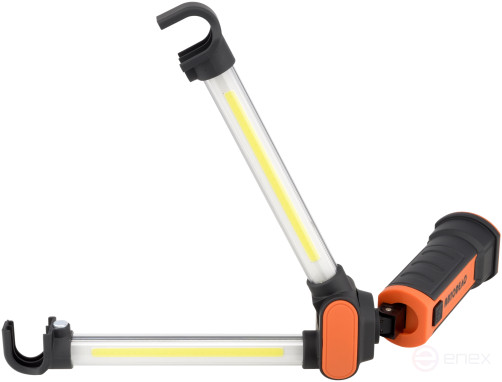 Adjustable LED Flashlight with magnet 3W 3X2. 510Lm, Li-ion 2000mAh (Car Body) 44307