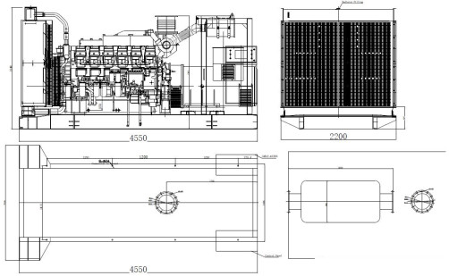 Дизельный генератор ТСС АД-1000С-Т400-1РМ8