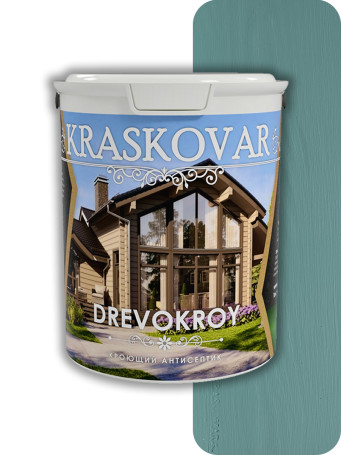 Антисептик кроющий Kraskovar Drevokroy 6027 0,9 л.