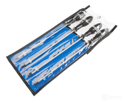 TORX Screwdriver Set T20x250mm-T30x250mm Elongated 4 pieces JTC