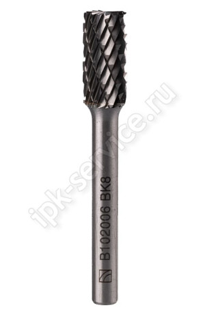 Cylindrical borehole with chiseled end face B082006 VK8