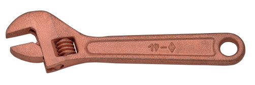Adjustable wrench KR-30, copper plated