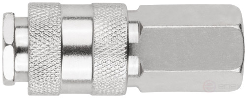 Quick-release adapter with shut-off valve with 1/4" internal thread