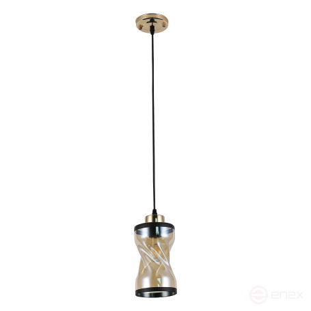 Светильник подвесной (подвес) Rivoli Monique 9105-201 1 * Е27 60 Вт модерн потолочный