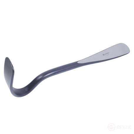 Double-sided straightening blade, polished, "hook" MASTER 115-20201