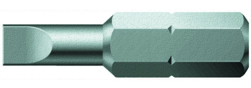 800/1 Z SL Slotted bits, viscous hardness, shank 1/4" C 6.3. 0.6 x 3.5 x 39 mm