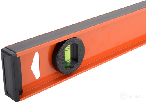 Уровень алюминиевый рельсовый 1200 мм (3 глазка, магнитный) BERIL