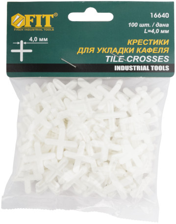 Crosses for tile 4 mm, 100 pcs. 16640