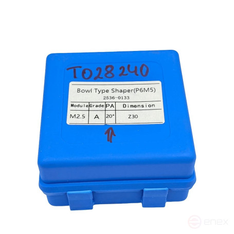 Долбяк чашечный M 2.5, z=30, 20°, D=75 мм, d=31.75 мм (2536-0133) TORNERI Т028240