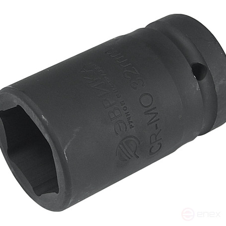 Головка торцевая 32мм 1" 6-гранная ударная L=78мм ЭВРИКА ER-95321 1/4/40