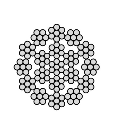 Канат (трос) на манипулятор (КМУ) 10 мм DIN 3069 10,0-19x7-sZ-B-1770/180 110 метров
