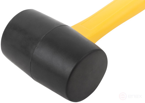 Киянка резиновая, фиберглассовая ручка 80 мм (900 гр)