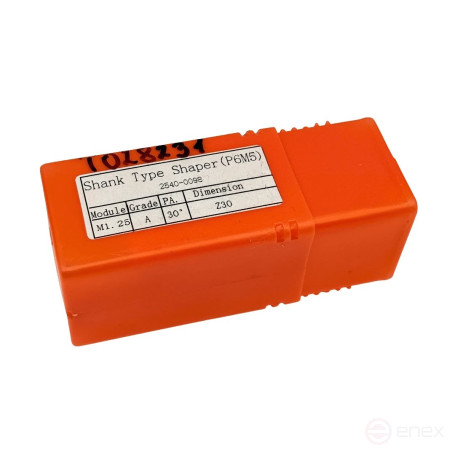 Долбяк хвостовой М 1.25, z=30, 30°, D= 37.5 мм (2540-0098) TORNERI Т028231