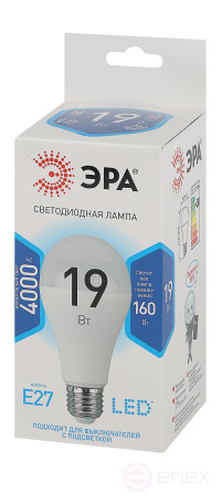 LED lamp ERA STD LED A65-19W-840-E27 19W bulb Neutral white light E27