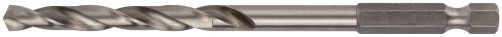HSS drill bit for metal,polished, U-shank for a bit, ind. packing 6.0 mm