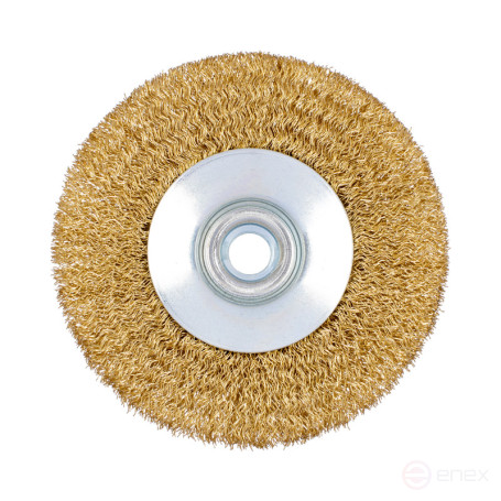 Brush 812 con., corrugation, BRASS for USM D115 mm M14*2 RPM 12500 BS 0.3 pack 1/60