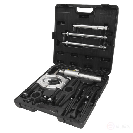 Съемник гидравлический 8т длина 229/270, ширина 100/95, поршень 85мм масса 18 кг в кейсе JTC