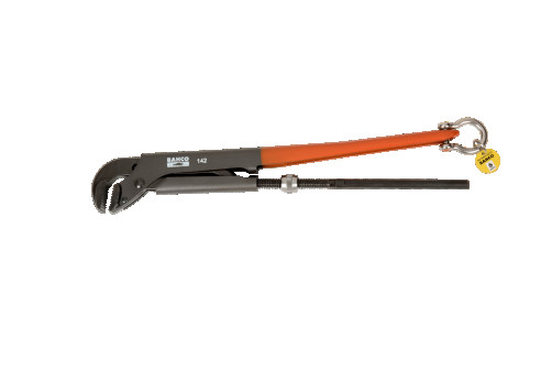 1" Universal pipe wrench with mounting ring for working at height, 320 mm