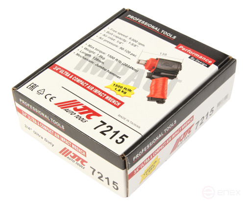 Гайковерт пневматический 3/4" 2034Нм 9000об/мин. 90-120PSI JTC