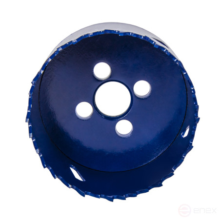 Коронка биметаллическая ПРАКТИКА 64 мм (1шт), клипса (036-018)