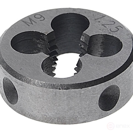 Плашка ER-00912P M09x1,25-ø25мм, в пластиковом футляреЭВРИКА /1/10