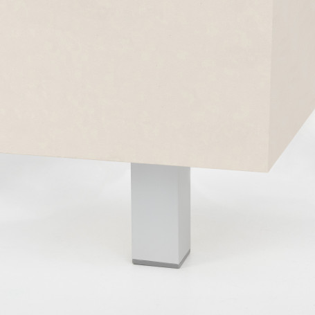 The support of the meb. alum. DAQP-27 H100 with regulation mat.chrome AKS