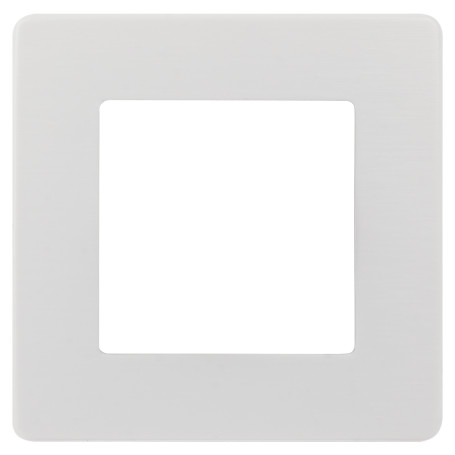 Frame for sockets and switches ERA Series 12 12-5101-01 for 1 post, Satin, white