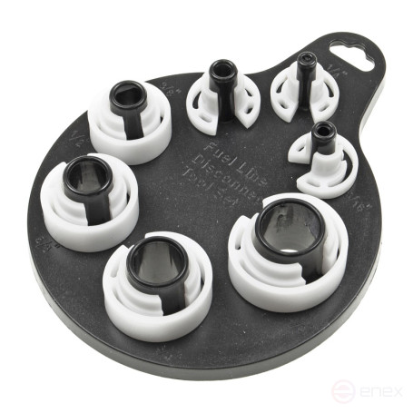 A set of devices ER-86708 for disconnecting quick-release connections of fuel systems and air conditioning systems 7pr., in a blister EUREKA /1/100