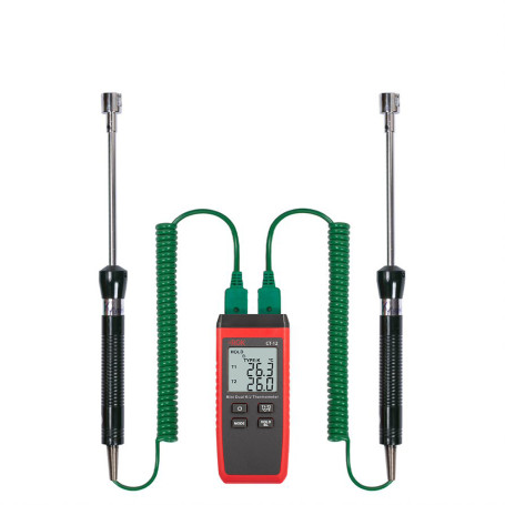 RGK CT-12 thermometer with 2 TR-10S surface probes with verification