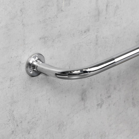 Угол трубы d16 90*, хром AKS