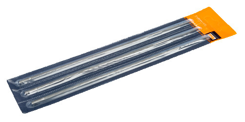 Напильник круглый для заточки пильных цепей без ручки, 6,3x200 мм, 3 шт