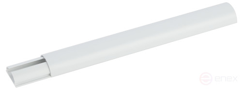 ERA KK Cable Channel-30-13- FW semi-circular white 30x13mm