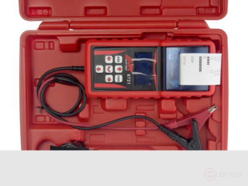 Digital Battery Tester with 12-24V JTC Printer