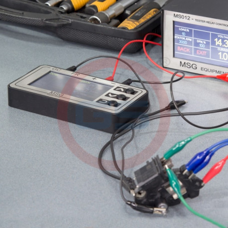 Tester for diagnostics of relay regulators of generators, MS013COM