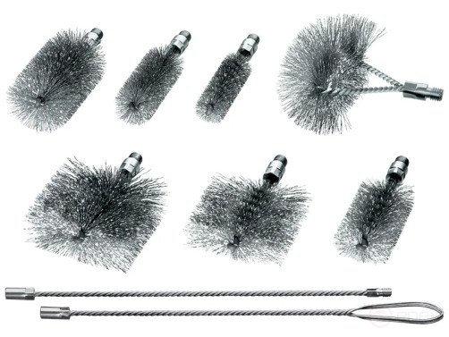 A set of brushes made of STA steel wire, 1 piece each articles № 506.330 / 506.340 / 506.363 / 532.703 / 532.716 / 532.718 / 529.311 / 567.671 / 567.771