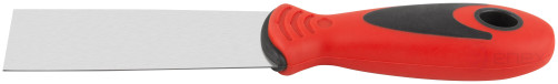 Spatula, stainless steelsteel, rubberized handle 40 mm