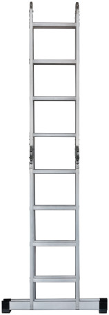 Aluminum transformer ladder, 4 sections x 4 steps, weight 13.2 kg