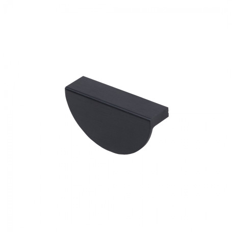 Handle meb. bracket alum. FUN 64, brushed black matte, AKS