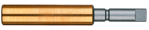 890/8/1 битодержатель с медно-бериллиевой втулкой, стопорным кольцом и магнитом, хвостовик 7 мм (9/32") G 7, для бит 1/4" С 6.3, 75 мм
